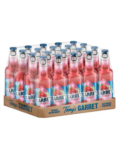 Пивной напиток Tony's Garret Hard клубника и гуава, 0.4л