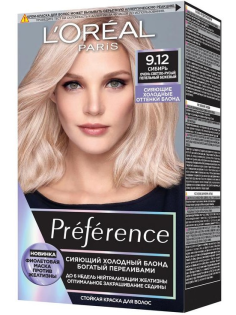 Краска для волос L'Oreal Preference 9.12 Сибирь, 273г