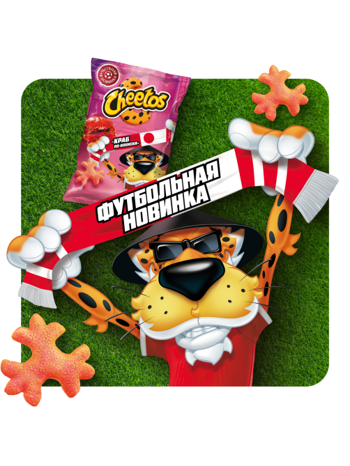 Снеки кукурузные Cheetos краб по-японски, 85г
