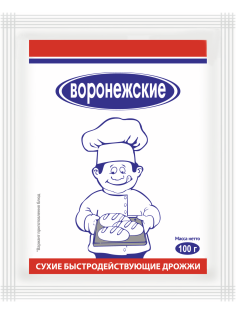 Дрожжи сухие Воронежские быстродействующие, 100г