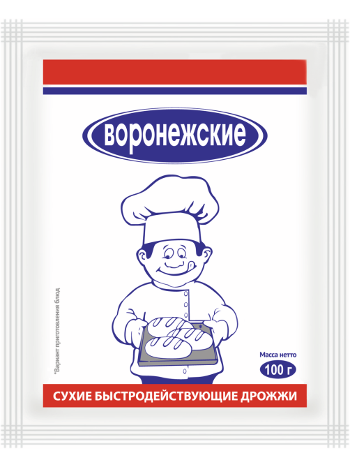 Дрожжи сухие Воронежские быстродействующие, 100г