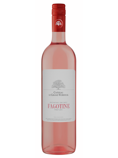 Вино Chateau Le Grand Vostok Fagotine розовое полусладкое, 0.75л