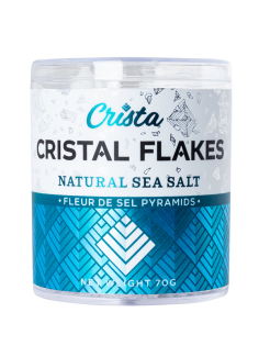 Соль Fleur de Sel Crista Flakes морская натуральный вкус, 70г