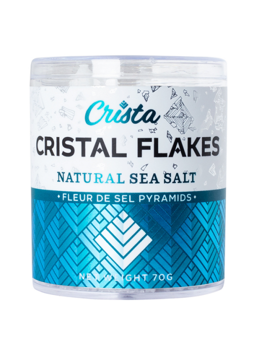 Соль Fleur de Sel Crista Flakes морская натуральный вкус, 70г
