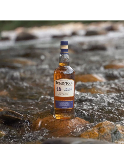 Виски шотландский Tomintoul Speyside Glenlivet 16 лет в подарочной упаковке, 0.7л