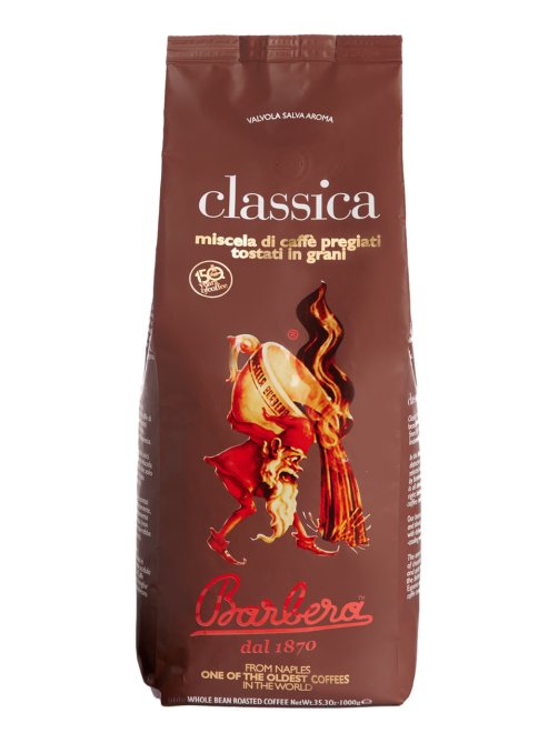 Кофе Barbera Classica в зернах, 1кг