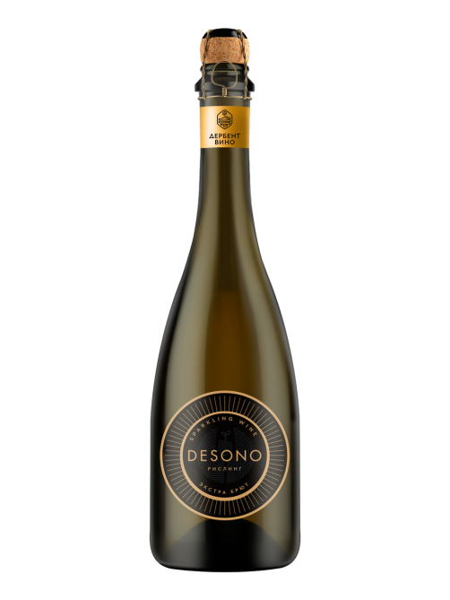 Вино игристое Desono Riesling Extra Brut белое брют, 0.75л