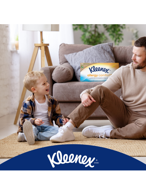Салфетки бумажные Kleenex Allergy Comfort, 56 листов