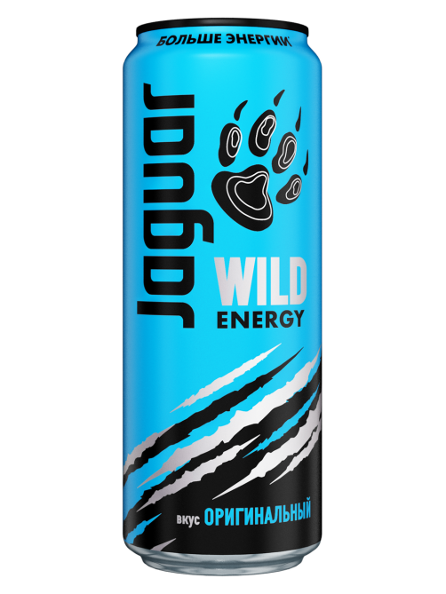 Энергетический напиток Jaguar Wild Energy оригинальный, 450мл x 12 шт