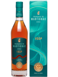 Коньяк Francois de Martignac VSOP в подарочной упаковке, 0.5л