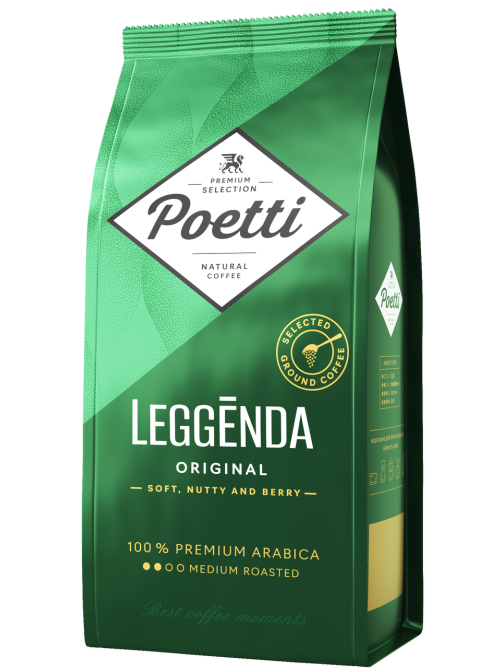 Кофе Poetti Leggenda Original молотый, 250г