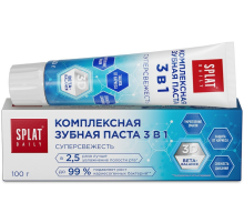 Зубная паста Splat Daily Суперсвежесть 3в1, 100г