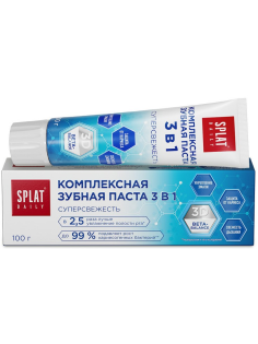 Зубная паста Splat Daily Суперсвежесть 3в1, 100г