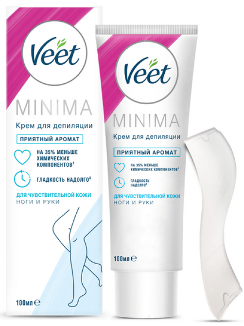 Крем для депиляции Veet для чувствительной кожи, 100г