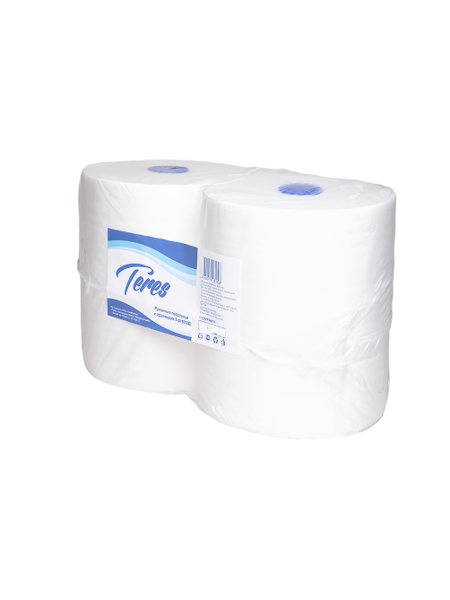 Бумажные полотенца Teres рулонные матик 2 слоя, 2 рулона