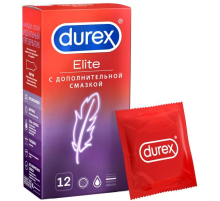 Презервативы Durex Elite сверхтонкие с дополнительной смазкой, 12шт
