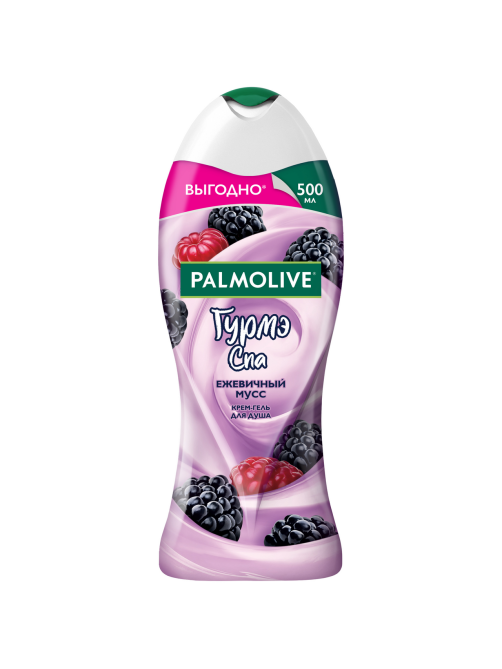 Крем-гель для душа Palmolive Гурмэ Спа ежевичный мусс, 500мл