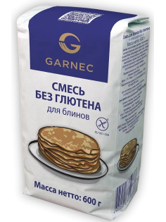 Смесь для выпечки Garnec Блины без глютена, 600г