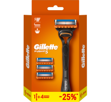 Бритва Gillette Fusion 5 мужская + 3 сменные кассеты