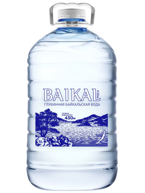 Вода Baikal430 Байкальская глубинная питьевая негазированная, 5л