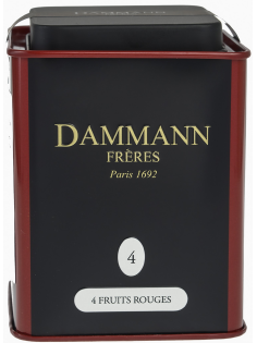 Чай Dammann Freres 4 красных фрукта черный, 100г