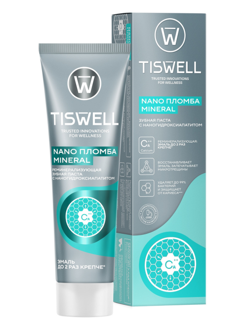 Зубная паста Tiswell Nano Mineral пломба, 110г