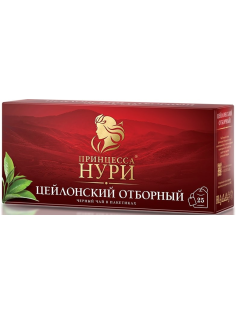 Чай Принцесса Нури отборный черный (2г x 25шт), 50г