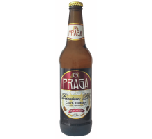 Пиво Praga Premium светлое, 0.5л