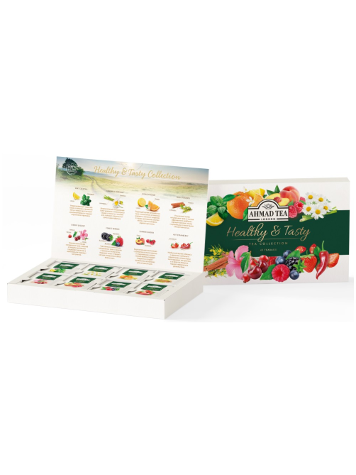 Чай травяной Ahmad Tea Healthy&Tasty ассорти 8 вкусов, 40шт