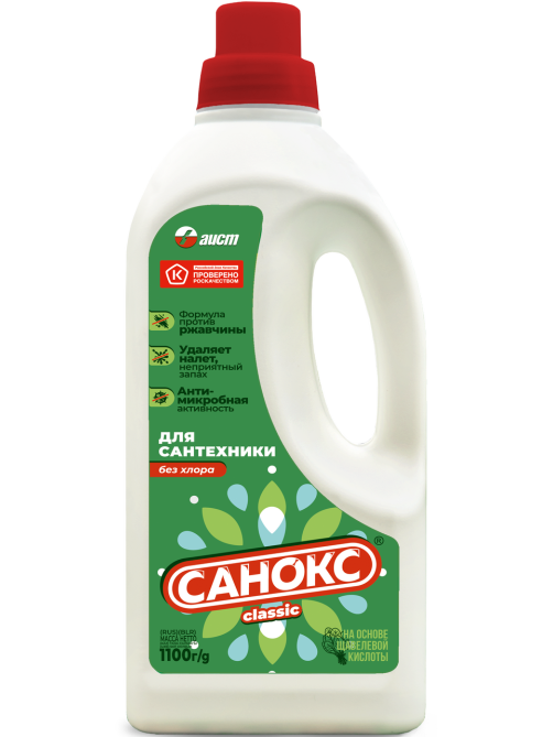 Средство Аист Санокс для сантехники, 1.1кг