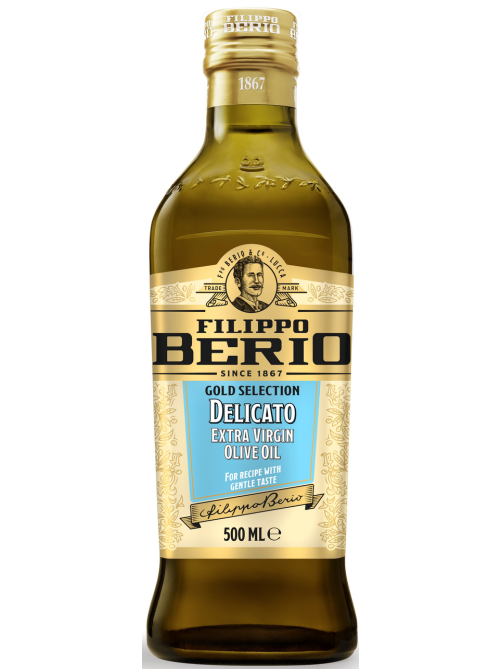 Масло оливковое Filippo Berio Delicato Extra Virgin нерафинированное, 500мл