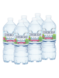 Вода Сенежская питьевая негазированная, 1л x 6 шт