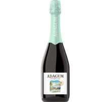 Вино игристое Adagum белое полусладкое, 0.75л