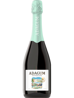 Вино игристое Adagum белое полусладкое, 0.75л