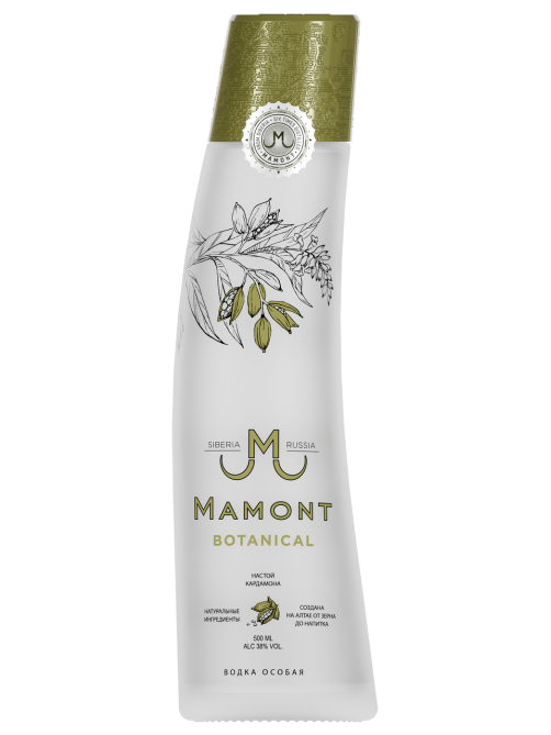 Водка Mamont Botanical, 0.5л