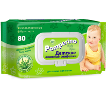 Салфетки влажные детские Pamperino Алоэ вера, 80шт
