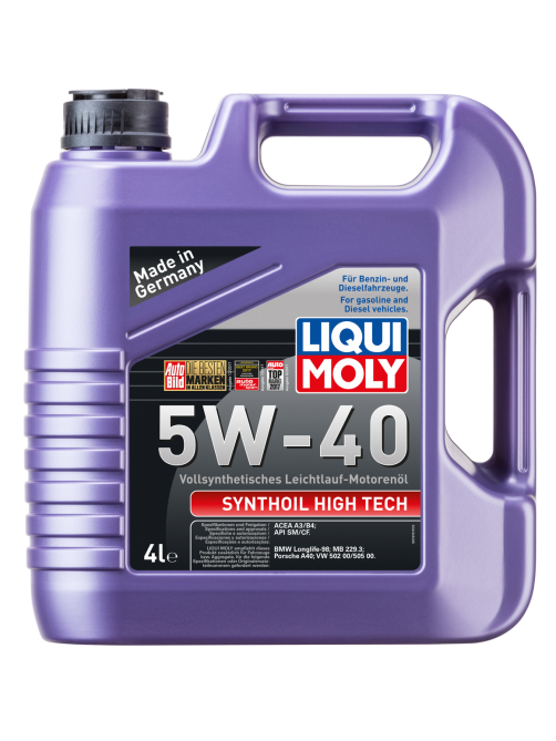 Масло моторное синтетическое Liqui Moly Synthoil High Tech 5W-40, 4л