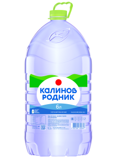 Вода Калинов Родник питьевая негазированная, 6л