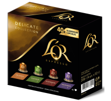 Набор кофе в капсулах L’or Эспрессо для кофемашин Nespresso ассорти 40шт, 208г