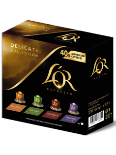 Набор кофе в капсулах L’or Эспрессо для кофемашин Nespresso ассорти 40шт, 208г