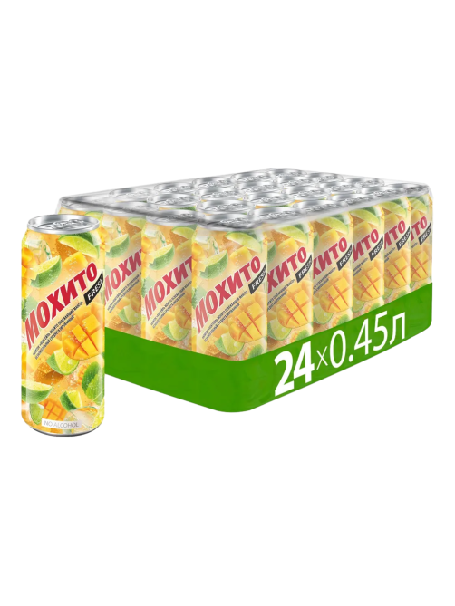 Напиток Мохито Fresh манго газированный, 450мл
