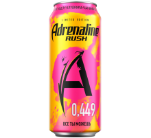 Энергетический напиток Adrenaline Rush юдзу, клубника и каламанси, 449мл