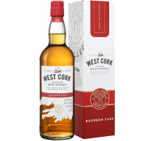 Виски West Cork Bourbon Cask Blend Irish в подарочной упаковке, 0.7л