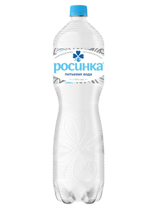 Вода Росинка Липецкая питьевая негазированная, 1.5л x 6 шт
