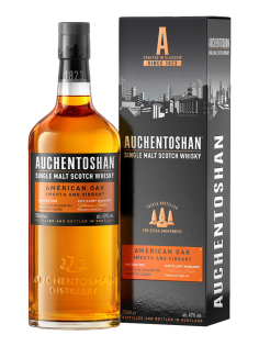 Виски шотландский Auchentoshan American Oak в подарочной упаковке, 0.7л