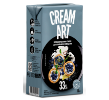 Крем Creamart комбинированный на растительных маслах для взбивания 33%, 1л