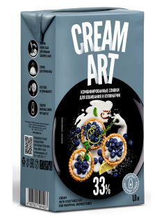 Крем Creamart комбинированный на растительных маслах для взбивания 33%, 1л