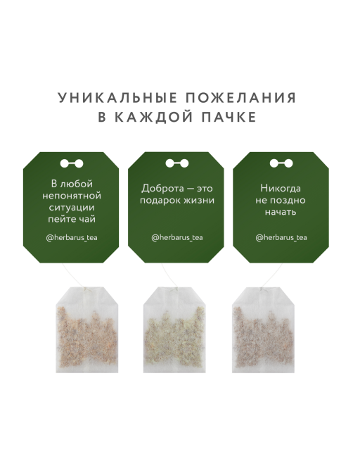 Чайный напиток Herbarus Заряд витаминов (1.8г x 24шт), 43.2г