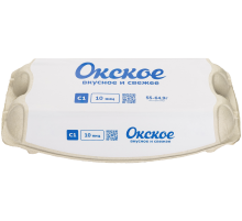 Яйцо куриное Окское столовое С1, 10шт