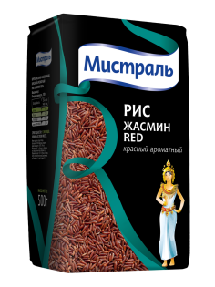 Крупа рис Мистраль Жасмин Red ароматный, 500г